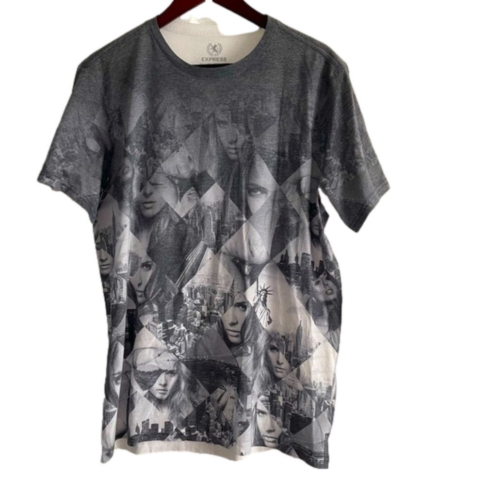 Express graphic tee size large